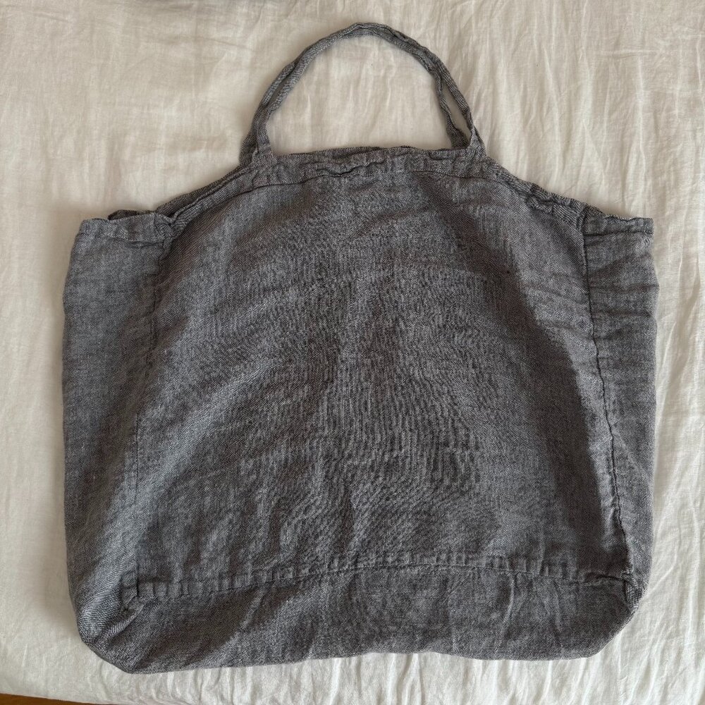LARGE 100% FRENCH LINEN SACK/BAG